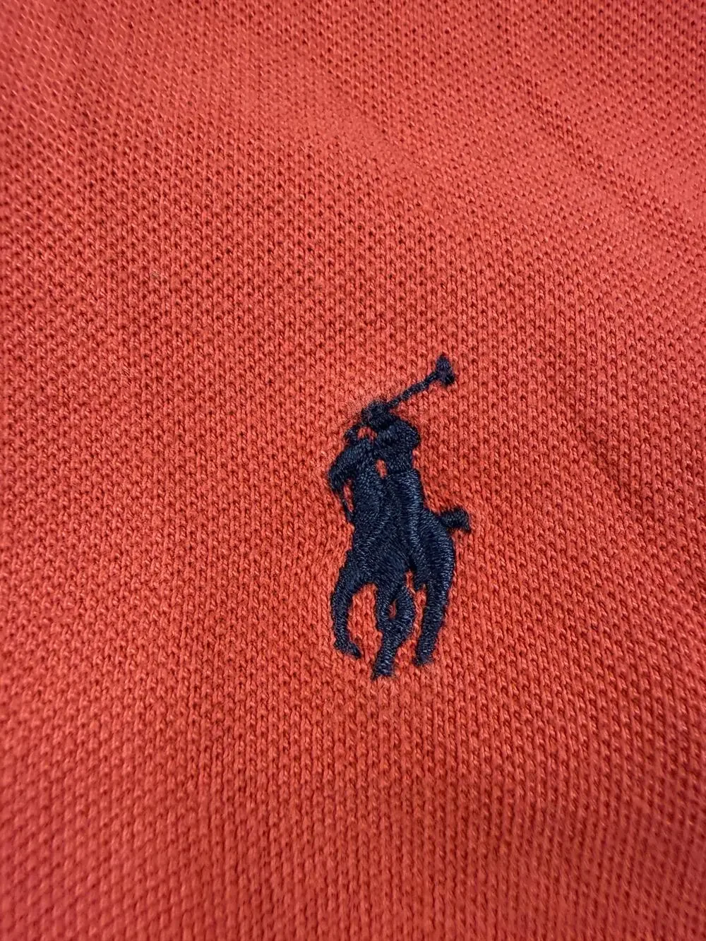 Polo By Ralph Lauren Polo Shirt Mens Medium Red Long Sleeve Pony Logo Casual